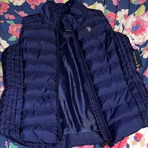 Brand Navy Blue Polo Vest